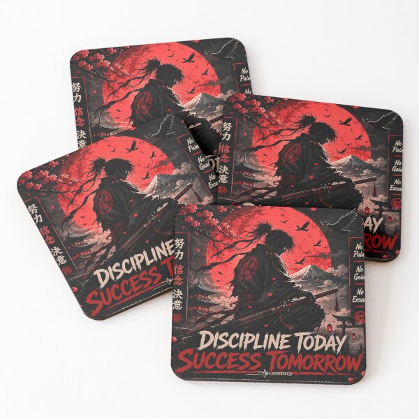 Item preview, Discipline Today Success Tomorrow Samurai Design designed and sold by NeoStyle7.