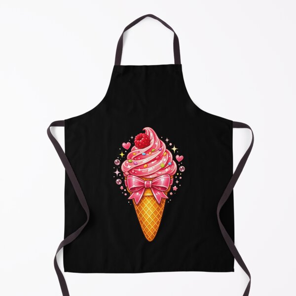Item preview, Ice Cream Cone Pink Ribbon designed and sold by zoes-ink.