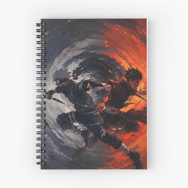 Item preview, Kakashi & Obito Duality of Destiny | Legendary Shinobi Rivals Anime Art | Fire and Shadow Battle designed and sold by Dyan4.