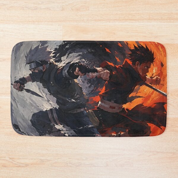 Item preview, Kakashi & Obito Duality of Destiny | Legendary Shinobi Rivals Anime Art | Fire and Shadow Battle designed and sold by Dyan4.