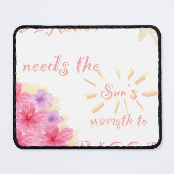 Item preview, Inspirational quote with floral designs, pink and purple designed and sold by Isaluvr.