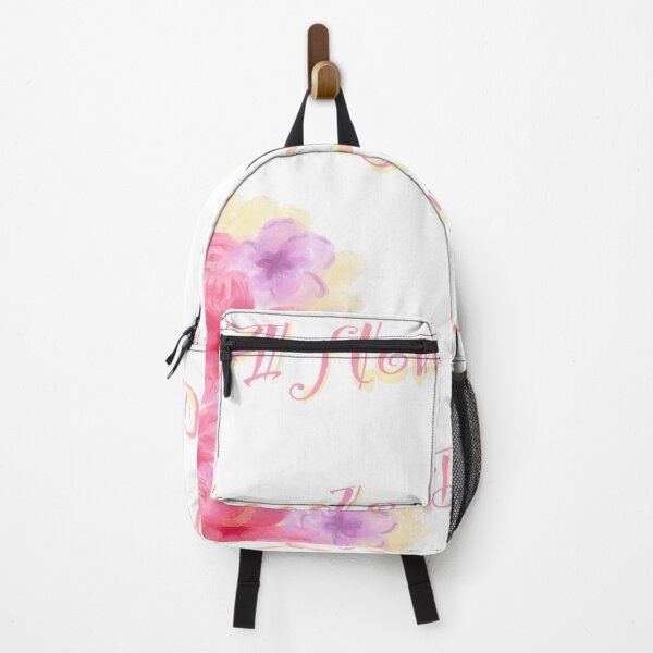 Item preview, Inspirational quote with floral designs, pink and purple designed and sold by Isaluvr.