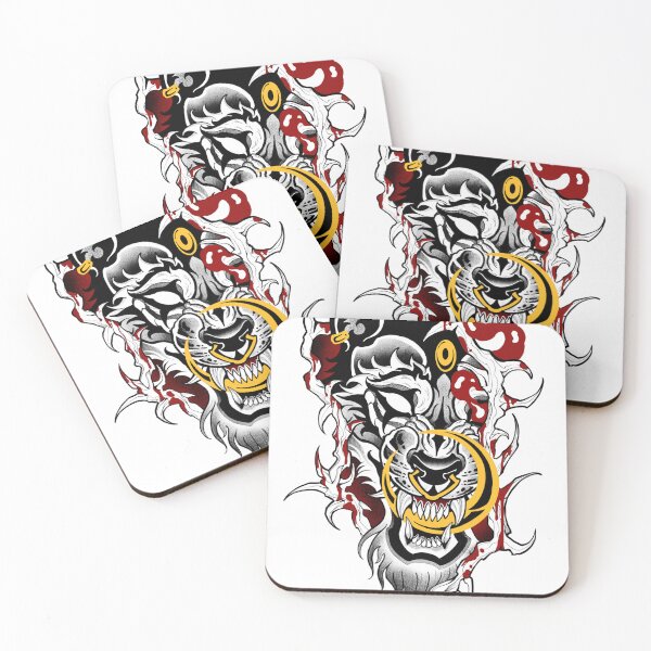 Item preview, Wolf dark art nouveau designed and sold by 7Delamancha.