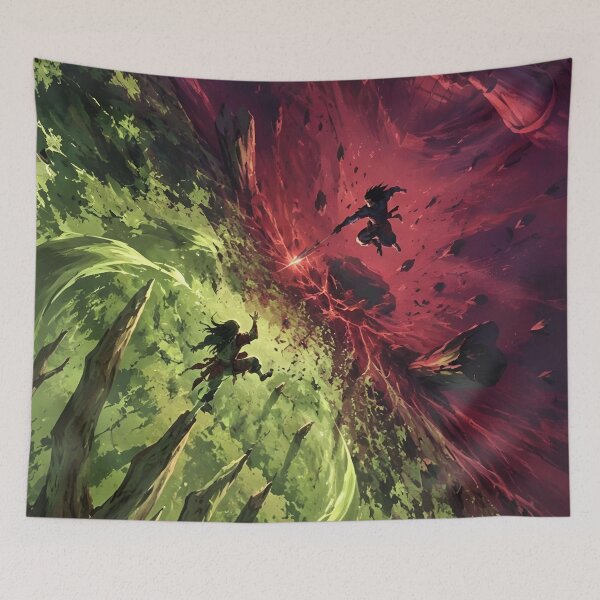 Item preview, Madara Uchiha vs Hashirama Senju Final Clash | Legendary Shinobi Battle Anime Art | Valley of the End designed and sold by Dyan4.