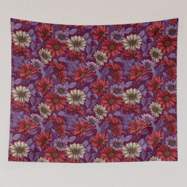 Item preview, Flourishing Daisy Print - Hawaiian Flower Pattern   - Anniversary Gifts For Dad designed and sold by RoyalStarsPatts.