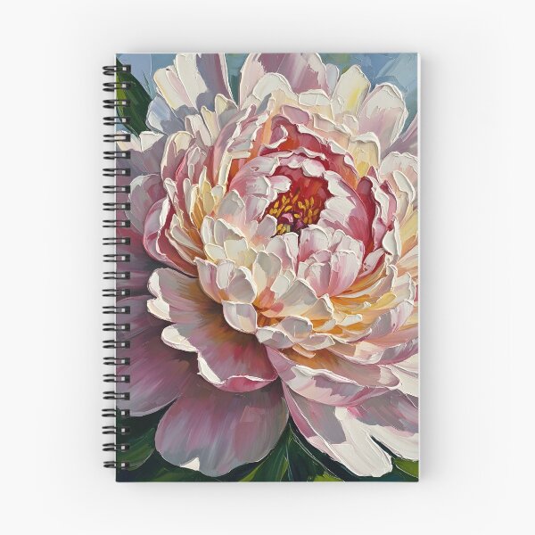 Item preview, Textured Macro Peony Flower Painting designed and sold by VelloomStore.