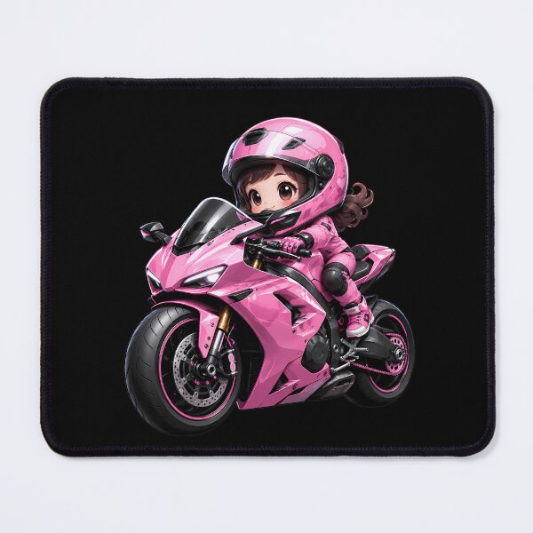 Item preview, Motorcycle Pink designed and sold by Funny Vintage Stickers And T-Shirts.