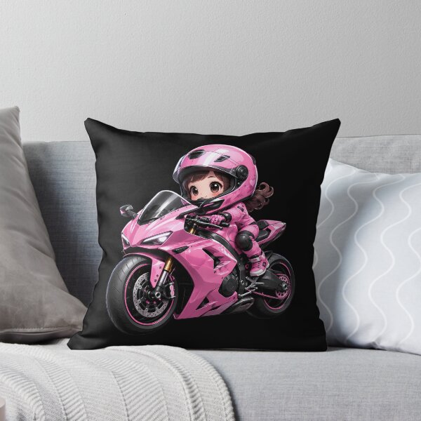 Item preview, Motorcycle Pink designed and sold by Funny Vintage Stickers And T-Shirts.