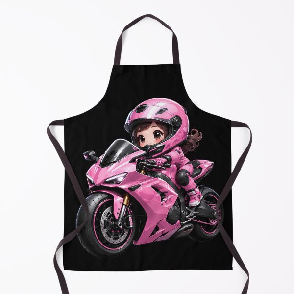 Item preview, Motorcycle Pink designed and sold by Funny Vintage Stickers And T-Shirts.
