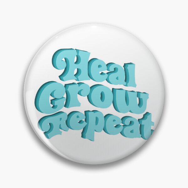 Item preview, Heal Grow Repeat designed and sold by pinkyfish1010.