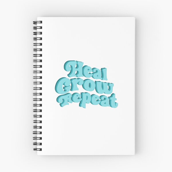 Item preview, Heal Grow Repeat designed and sold by pinkyfish1010.