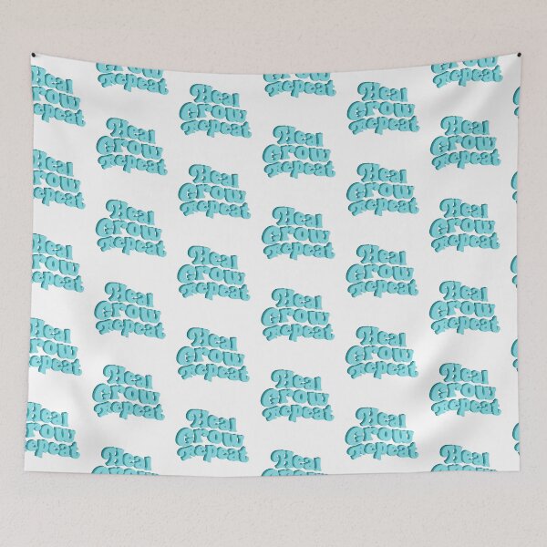 Item preview, Heal Grow Repeat designed and sold by pinkyfish1010.