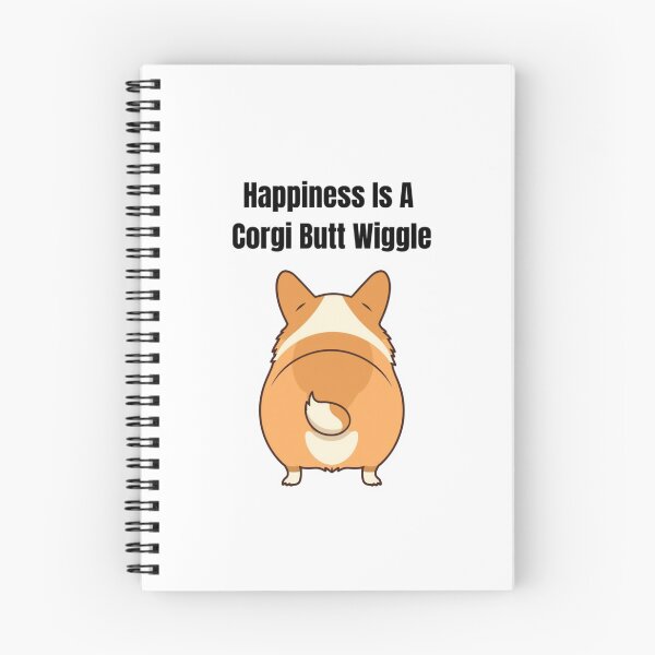 Item preview, Funny Corgi Butt Shirt — Happiness Is A Corgi Butt Wiggle — Cute Corgi Gift designed and sold by Happy Hues.