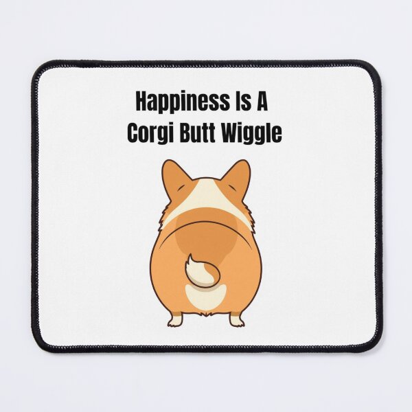 Item preview, Funny Corgi Butt Shirt — Happiness Is A Corgi Butt Wiggle — Cute Corgi Gift designed and sold by Happy Hues.
