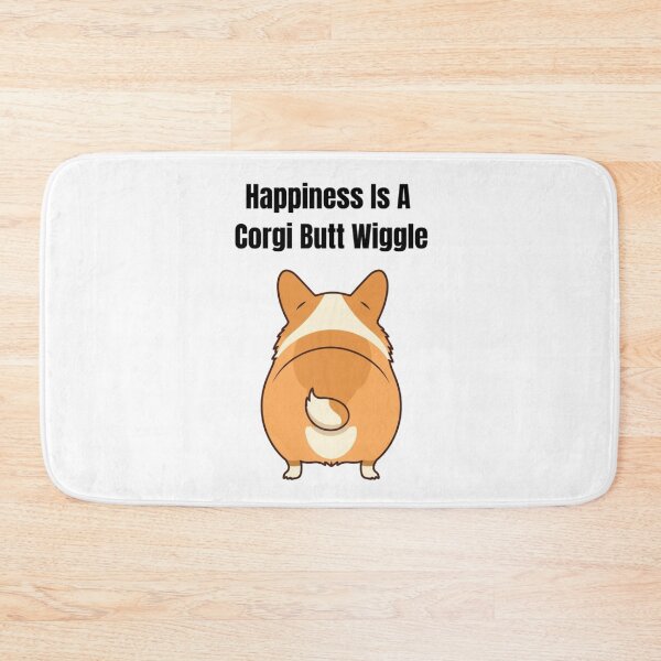 Item preview, Funny Corgi Butt Shirt — Happiness Is A Corgi Butt Wiggle — Cute Corgi Gift designed and sold by Happy Hues.