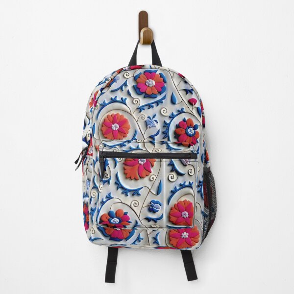 Item preview, Kermina Suzani Uzbekistan Embroidery designed and sold by Vicky Brago-Mitchell®.