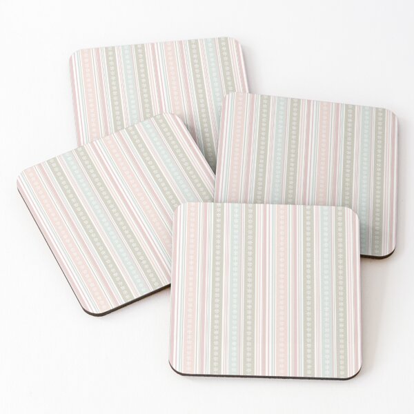 Item preview, Vintage Pastel Stripe Pattern | Soft Cottagecore Floral Aesthetic  Description: designed and sold by CozyScribble.