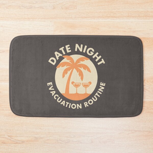 Item preview, Date Night Evacuation Routine Retro Vacation Vibe designed and sold by SplashTastic.