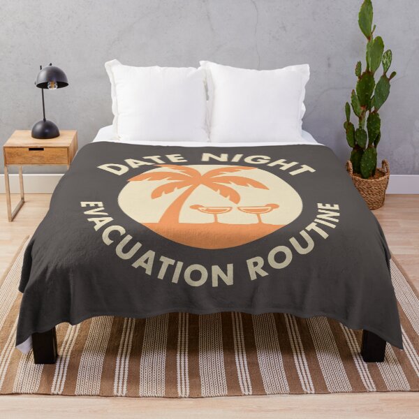Item preview, Date Night Evacuation Routine Retro Vacation Vibe designed and sold by SplashTastic.