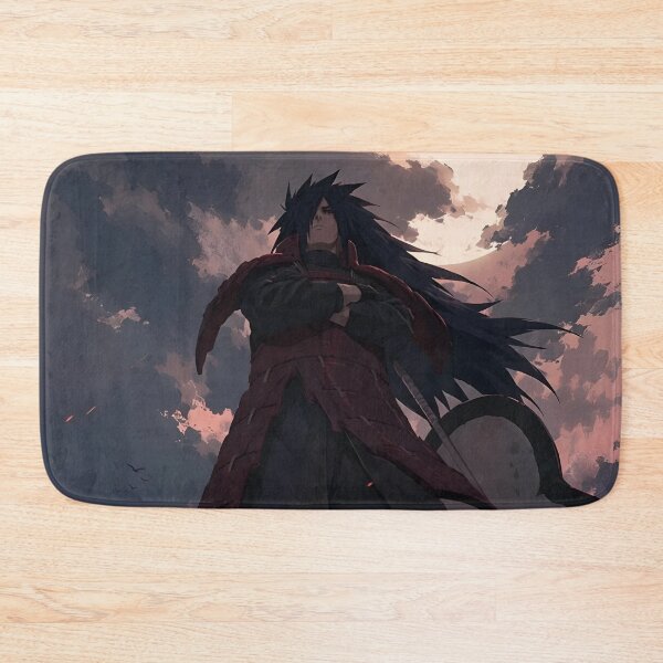 Item preview, Madara Uchiha Moonlit Warlord | Legendary Uchiha Clan Anime Art Print designed and sold by Dyan4.