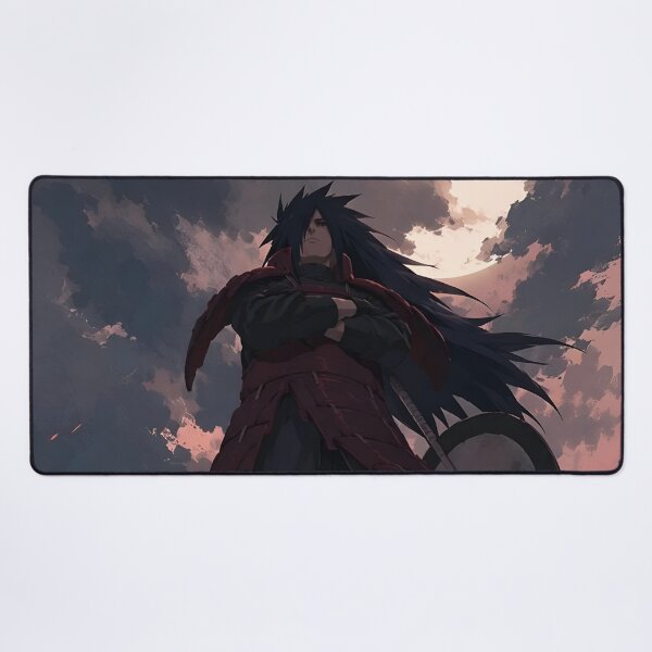 Item preview, Madara Uchiha Moonlit Warlord | Legendary Uchiha Clan Anime Art Print designed and sold by Dyan4.