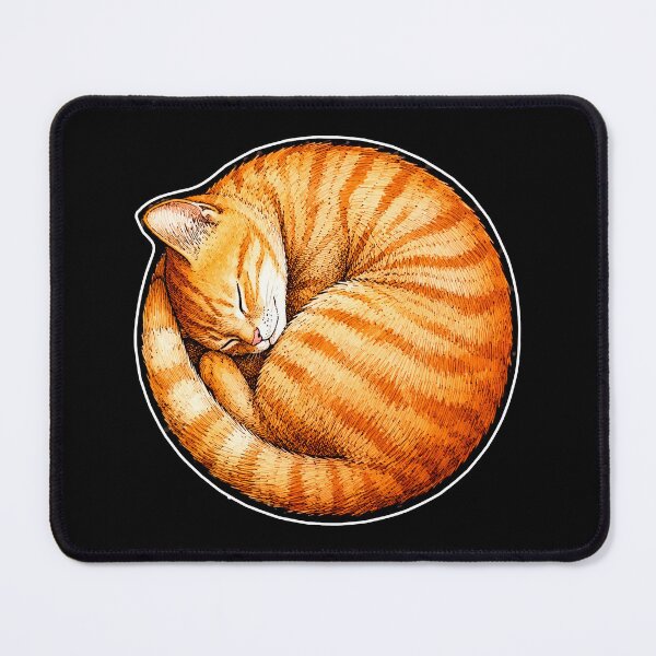 Item preview, orange cat circle logo designed and sold by Blck-Acid-Devil.