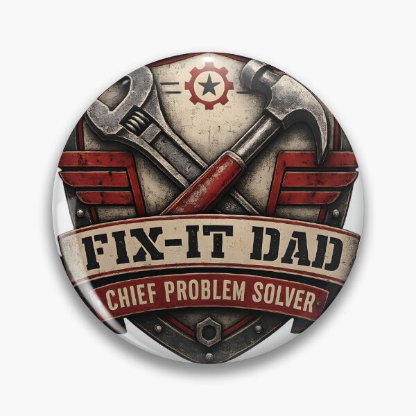Item preview, Fix It Dad – Chief Problem Solver designed and sold by ONEZEROART.