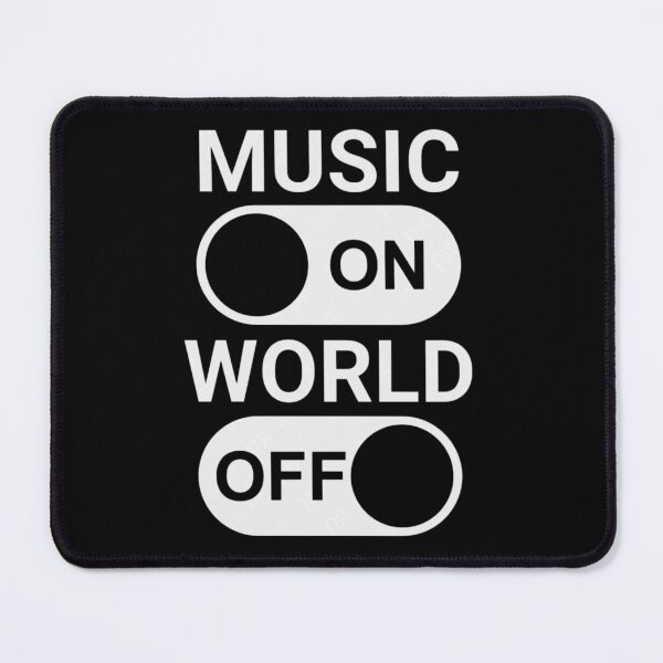 Item preview, Music On World Off designed and sold by Studioartwork.
