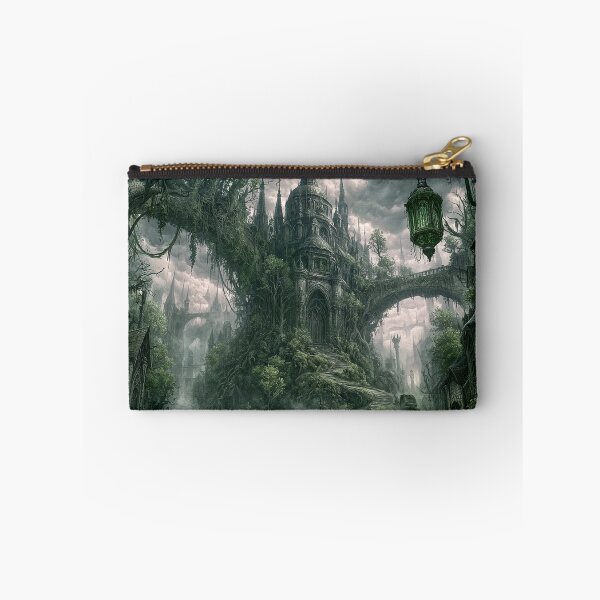 Artikelvorschau, Verdenmoor: Der große Zugang | Kunstdruck einer gotischen Kathedrale im Dark Fantasy-Stil | Dark Fantasy-Wandbild entworfen und verkauft von Opetis.