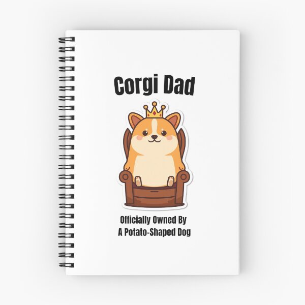 Item preview, Funny Corgi Dad Shirt — Officially Owned By A Potato Shaped Dog — Corgi Dad Gift designed and sold by Happy Hues.