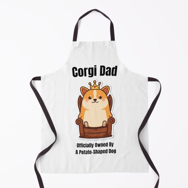 Item preview, Funny Corgi Dad Shirt — Officially Owned By A Potato Shaped Dog — Corgi Dad Gift designed and sold by Happy Hues.