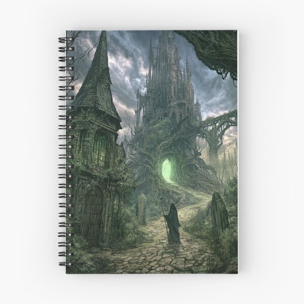 Item preview, Verdenmoor: The Rootward Gate | Dark Fantasy Root Arch Art Print | Dark Fantasy Wall Art designed and sold by Opetis.