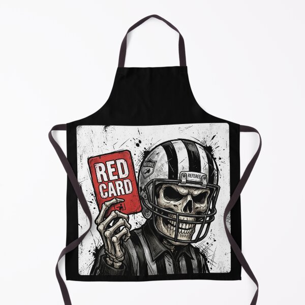 Item preview, Skeleton Referee Red Card — Soccer Cartoon World Cup 2026 designed and sold by David Mateo ArtWorks.