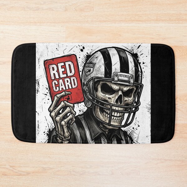 Item preview, Skeleton Referee Red Card — Soccer Cartoon World Cup 2026 designed and sold by David Mateo ArtWorks.