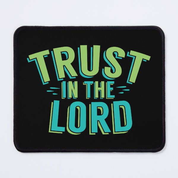Item preview, Trust in the Lord – Christian Typography designed and sold by Verse & Vibes.