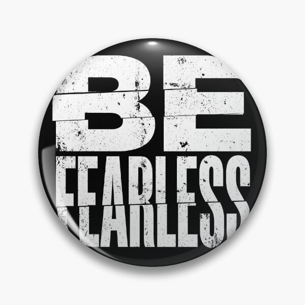 Item preview, Bold High Contrast Be Fearless Lettering Print designed and sold by EdvvinStudios.