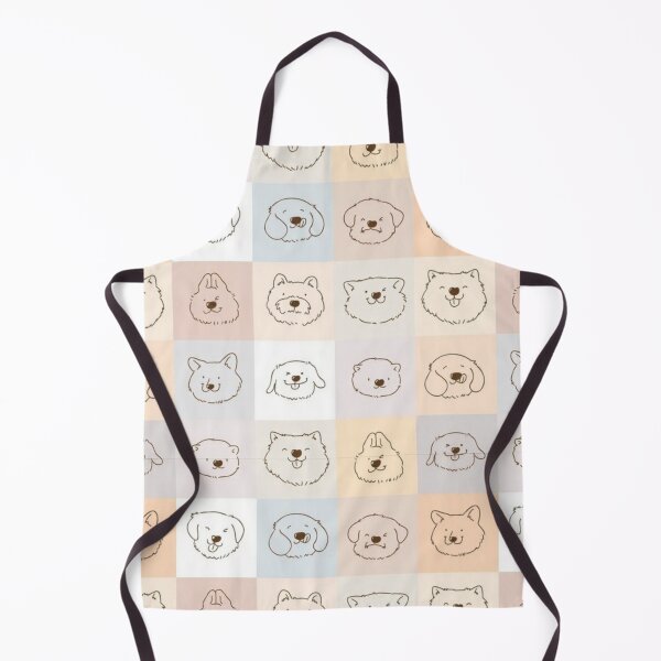 Item preview, Cute Dog Face Pattern - Minimalist Pastel Puppy Aesthetic designed and sold by Rangmanch.