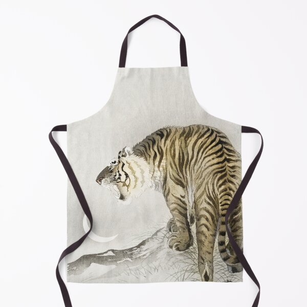 Item preview, Vintage Japanese Art - Roaring Tiger (1900-1945) - By Ohara Koson (1877-1945) designed and sold by TheHappyK.