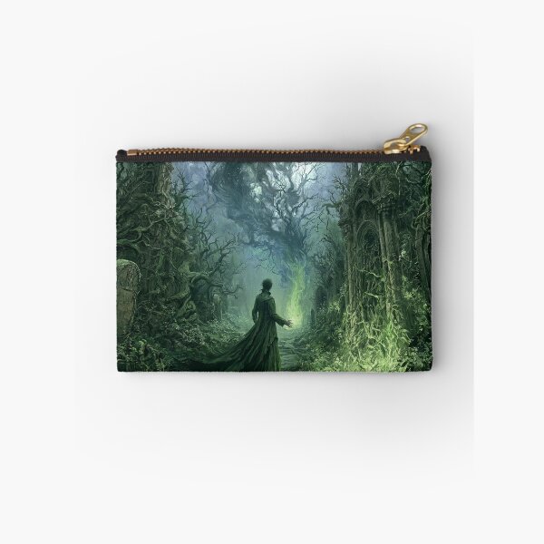 Item preview, Verdenmoor: The Beckoning | Dark Fantasy Gothic Green Fire Art Print | Dark Fantasy Wall Art designed and sold by Opetis.