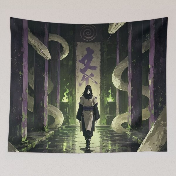 Item preview, Orochimaru Serpent Sanctuary | Legendary Sannin Snake Master Anime Art designed and sold by Dyan4.