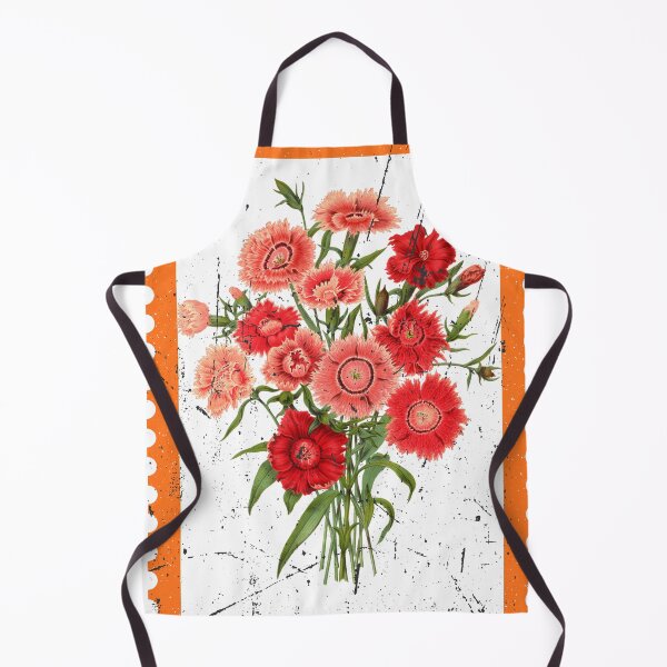 Item preview, Vintage Red Flower Bouquet Stamp - Aesthetic Watercolor Retro Art designed and sold by Atlasoloji.