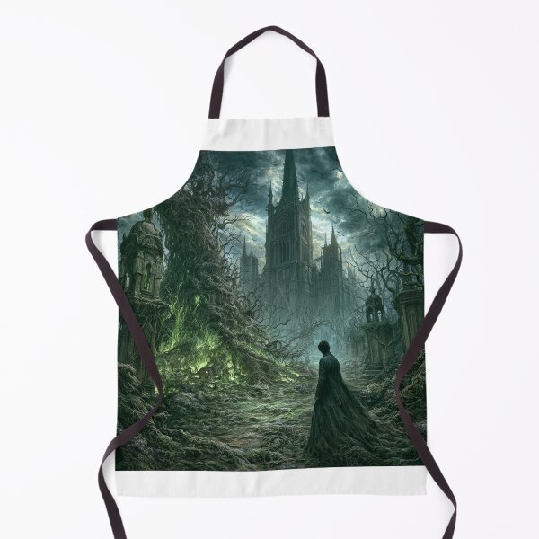 Item preview, Verdenmoor: The Vine Cathedral | Dark Fantasy Gothic Cathedral Art Print | Dark Fantasy Wall Art designed and sold by Opetis.