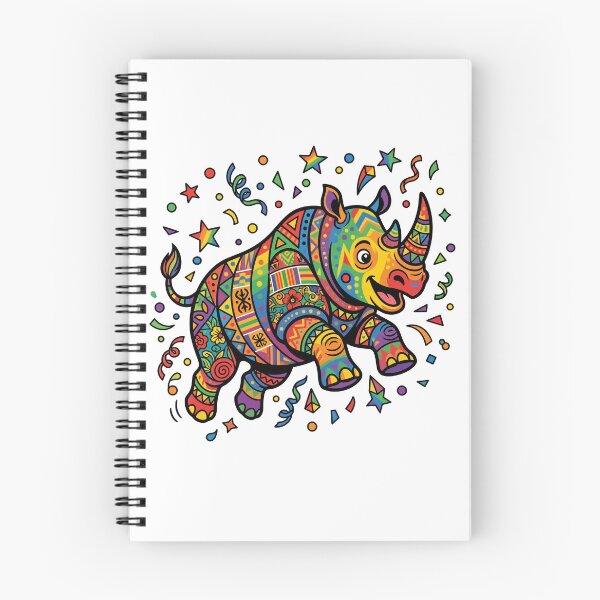 Item preview, Rainbow Rhinoceros Party designed and sold by AfriForma.