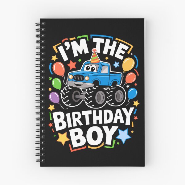 Item preview, Funny Monster Truck Birthday Boy Bday Boys Girls Kids designed and sold by rafaeltto.