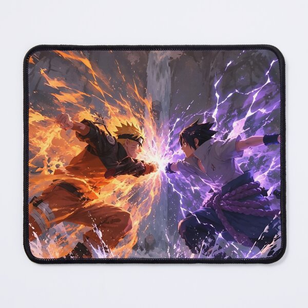 Item preview, Naruto Uzumaki vs Sasuke Uchiha Final Valley Clash | Legendary Rivals Anime Art designed and sold by Dyan4.