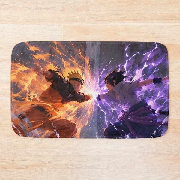 Item preview, Naruto Uzumaki vs Sasuke Uchiha Final Valley Clash | Legendary Rivals Anime Art designed and sold by Dyan4.