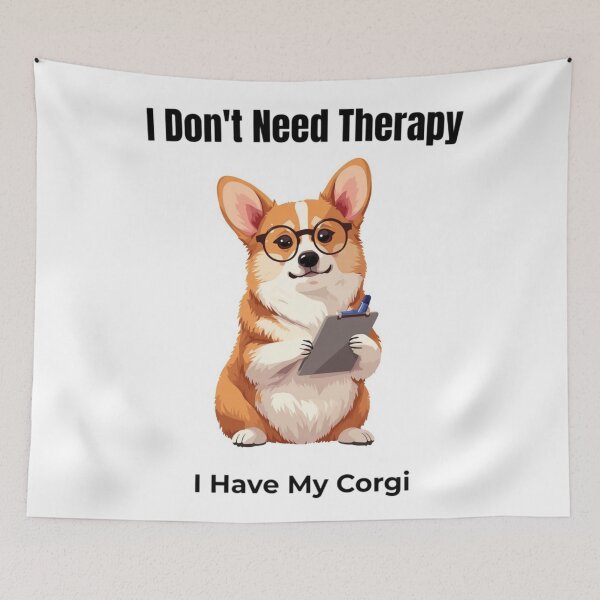 Item preview, Funny Corgi Shirt — I Don't Need Therapy I Have My Corgi — Corgi Lover Gift designed and sold by Happy Hues.