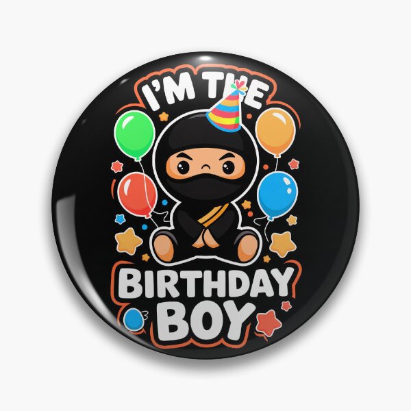 Item preview, Funny Ninja Birthday Boy Bday Boys Girls Kids designed and sold by rafaeltto.