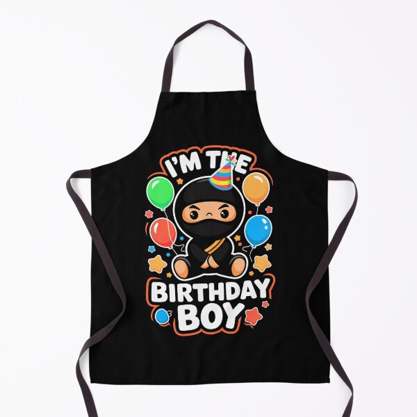 Item preview, Funny Ninja Birthday Boy Bday Boys Girls Kids designed and sold by rafaeltto.