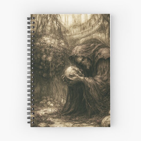 Item preview, The Pale Vigil: The Last Relic | Dark Gothic Fantasy Art | Sepia Horror Wall Print designed and sold by Opetis.